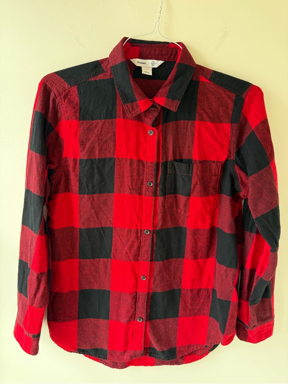 Old Navy Red & Black Buffalo Plaid Shirt